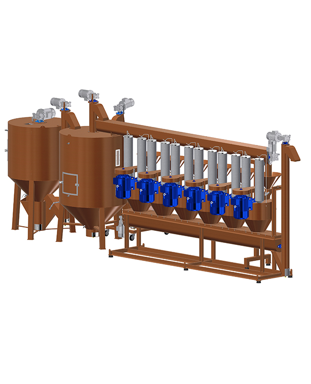 GRAIN MIXING-GRINDING-FILLING PLANT